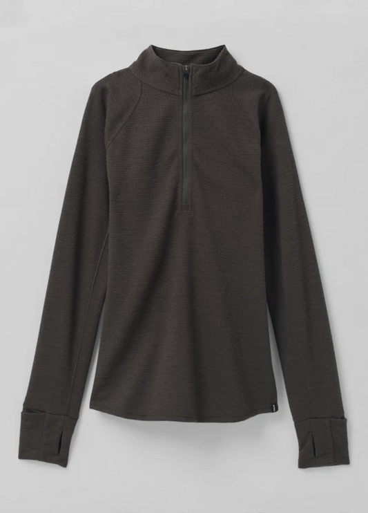 Prana - Wensley 1/2 Zip - Black Olive