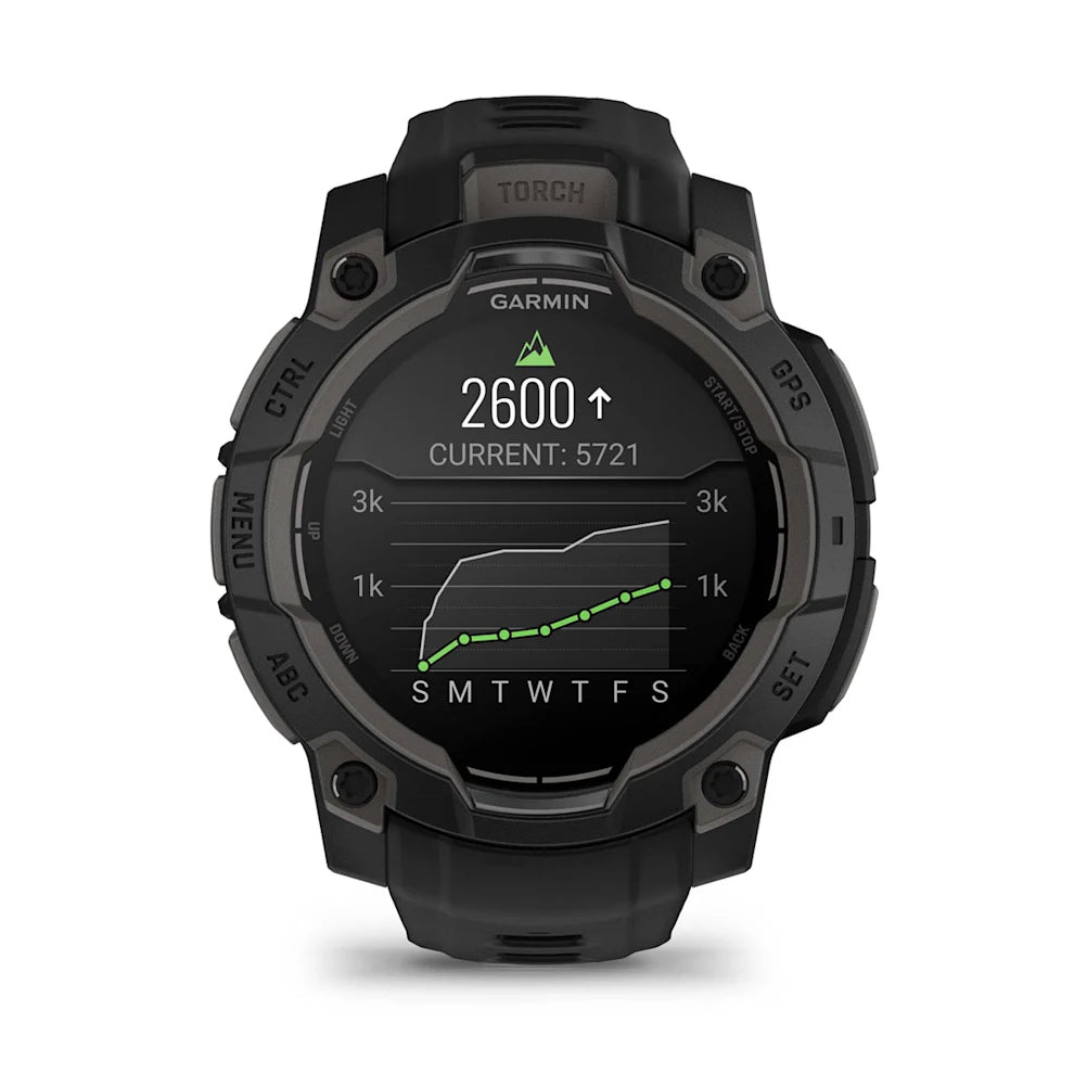 Garmin - Instinct 3 - 45mm Solar - Black/Black