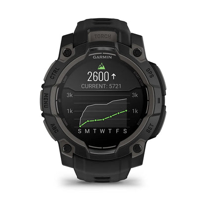 Garmin - Instinct 3 - 45mm Solar - Black/Black