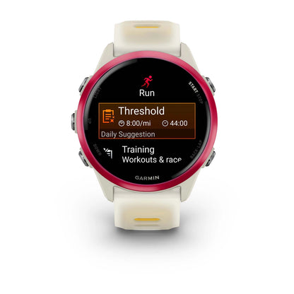 Garmin - Forerunner 570 - 42mm - Bone/Raspberry/Mango