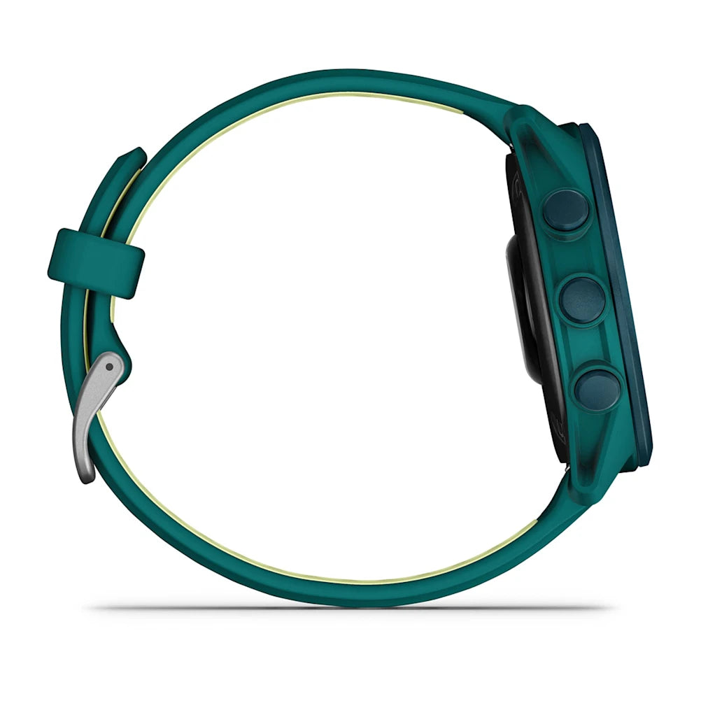 Garmin - Forerunner 170 Music - Teal Green/ Citron
