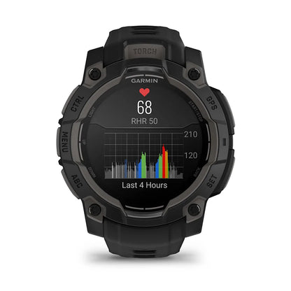 Garmin - Instinct 3 - 45mm Solar - Black/Black