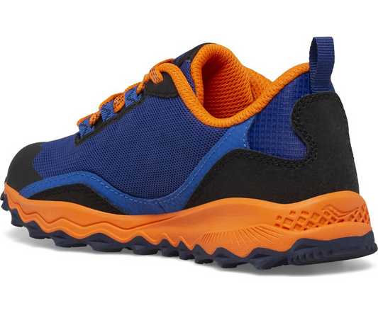 Saucony - Big Peregrine 12 Shield Kids' - Navy/Orange