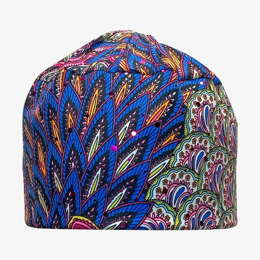Choucas Hats - Glide Plus Spiral Top Hat - Peacock