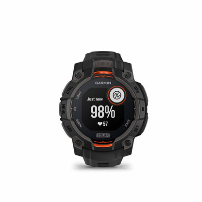 Garmin - Instinct 3 - 45mm Solar - Black/Black