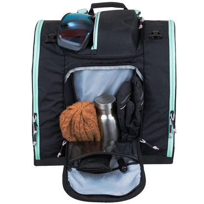Kulkea - Powder Trekker Boot Bag - Black Teal Orchid