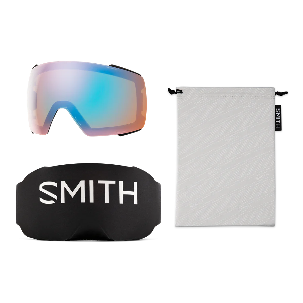 Smith - I/O Mag - Black; Pro Photo Blue Mirror