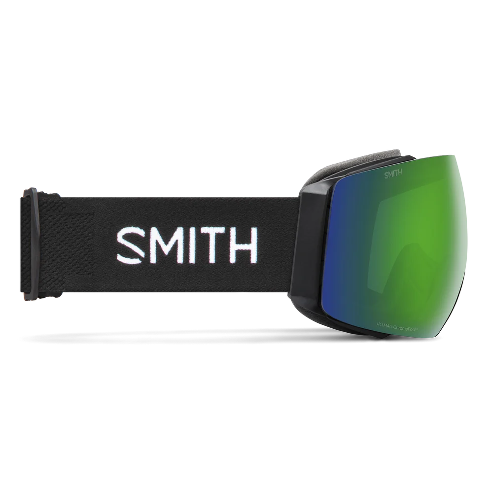 Smith - I/O Mag - Black; Sun Green Mirror/ChromaPop Storm Rose Flash