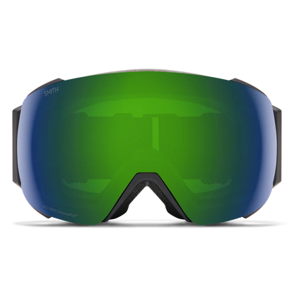 Smith - I/O Mag - Black; Sun Green Mirror/ChromaPop Storm Rose Flash