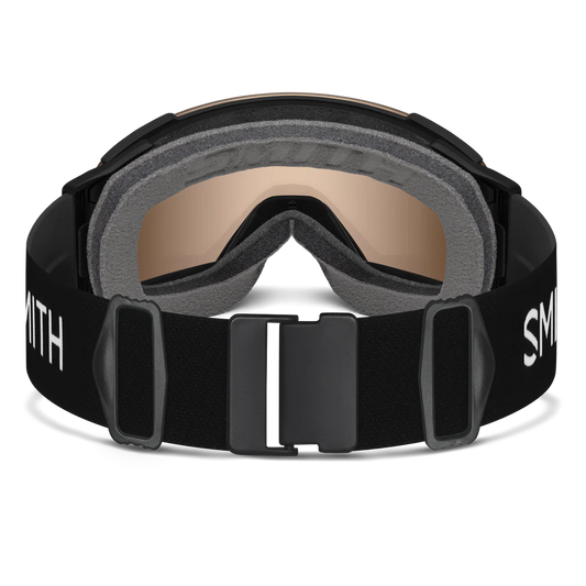 Smith - I/O Mag XL - Black; Pro Photo Gold Mirror/Storm Blue Sensor Mirror