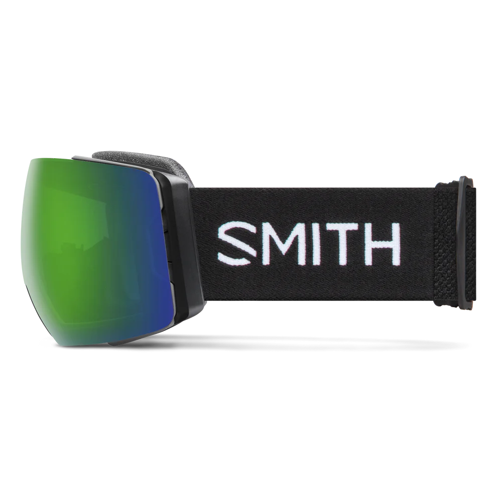 Smith - I/O Mag XL - Black; Sun Green Mirror/Storm Rose Flash
