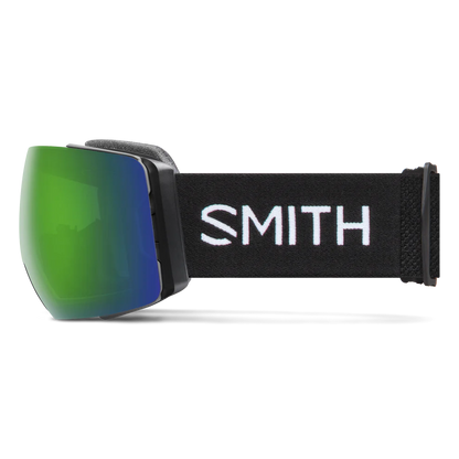 Smith - I/O Mag XL - Black; Sun Green Mirror/Storm Rose Flash