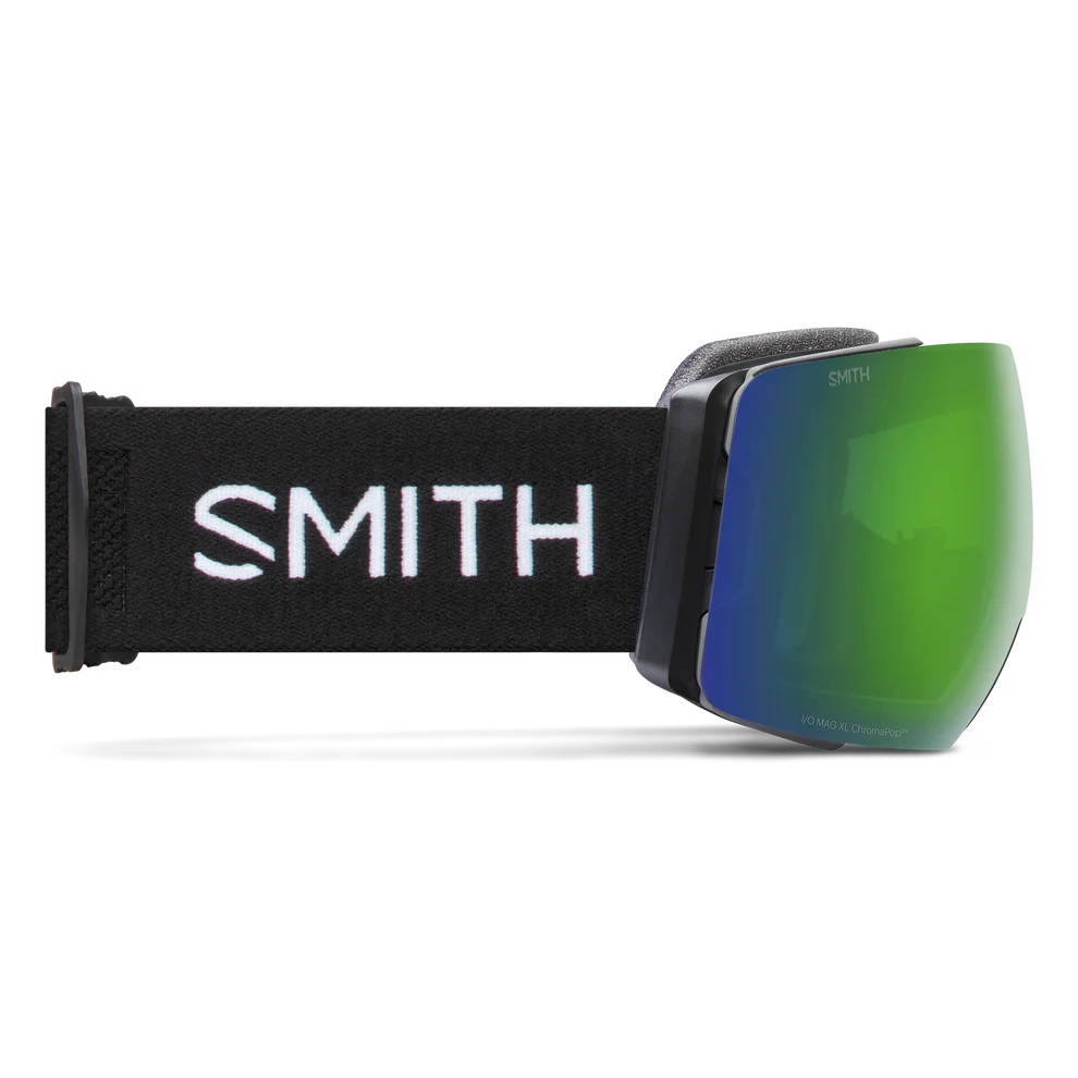 Smith - I/O Mag XL - Black; Sun Green Mirror/Storm Rose Flash
