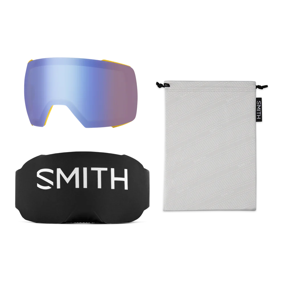 Smith - I/O Mag XL - Killer Bee; Sun Black/Storm Blue Sensor Mirror