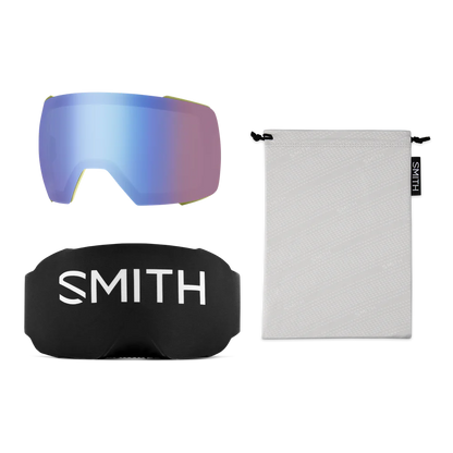 Smith - I/O Mag XL - Sprayer; Sun Black Gold Mirror/Storm Blue Sensor Mirror