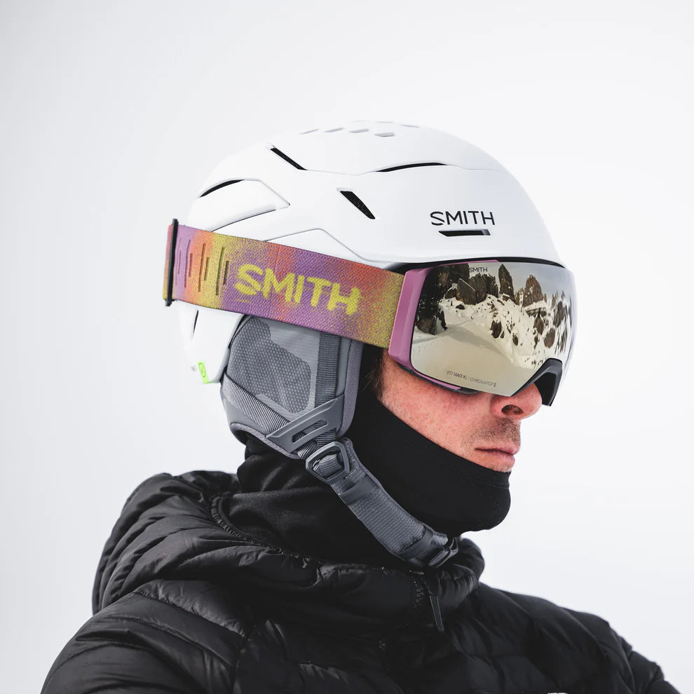 Smith - I/O Mag XL - Sprayer; Sun Black Gold Mirror/Storm Blue Sensor Mirror