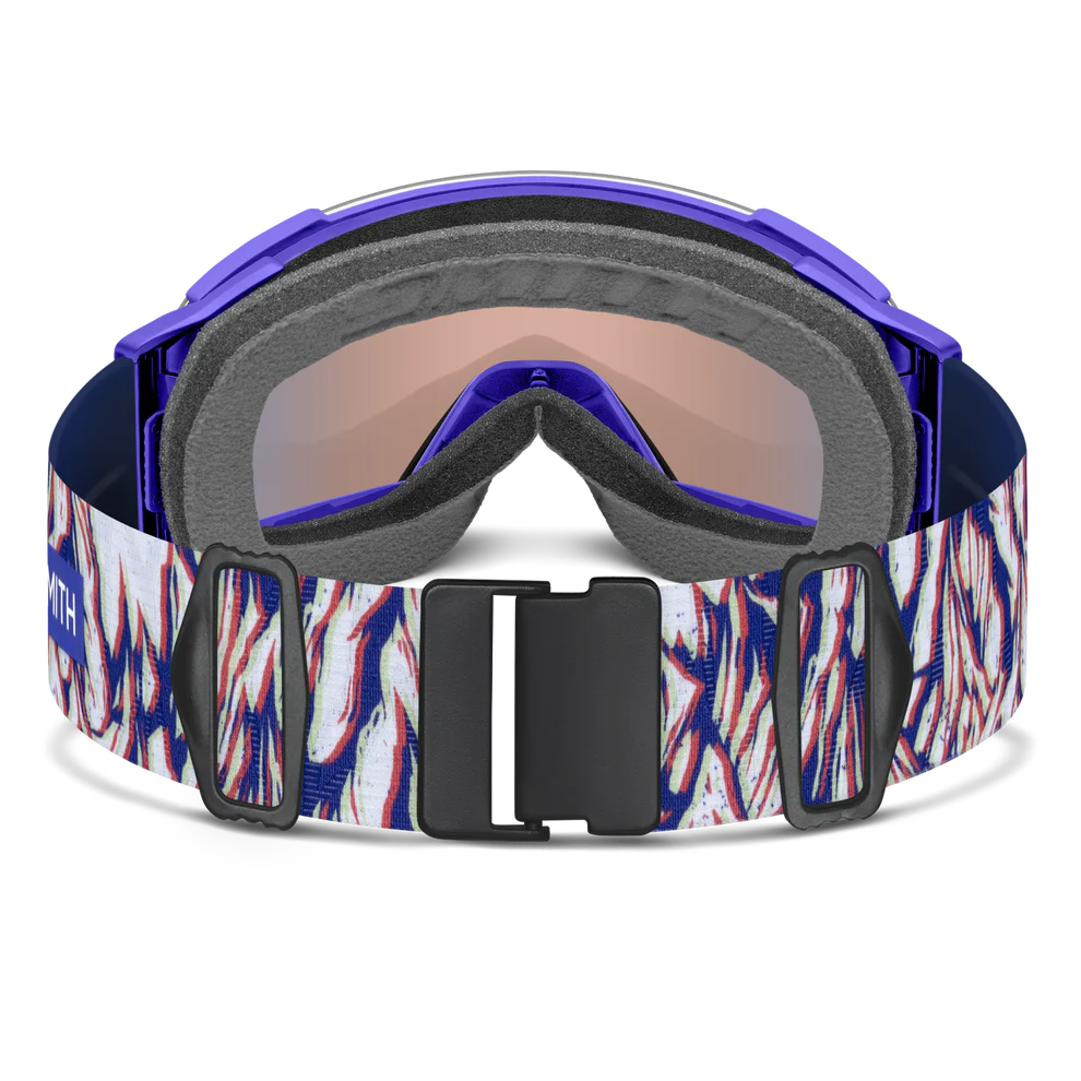 Smith - I/O Mag XL - Ultraviolet Peaking; Pro Photo Gold Mirror/Storm Blue Sensor Mirror