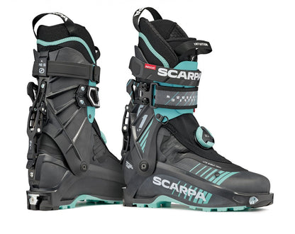 Scarpa - F1 LT Women's Touring Boot - Carbon/Aqua