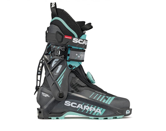 Scarpa - F1 LT Women's Touring Boot - Carbon/Aqua