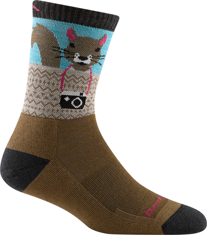 Darn Tough - Critter Club Micro Crew Lightweight with Cushion - Women's - Taupe