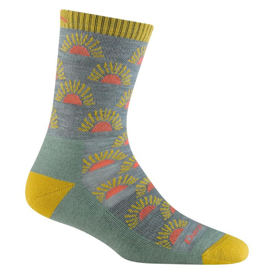 Darn Tough - Ray Day Micro Crew Lightweight Cushion - Women's - Seafoam