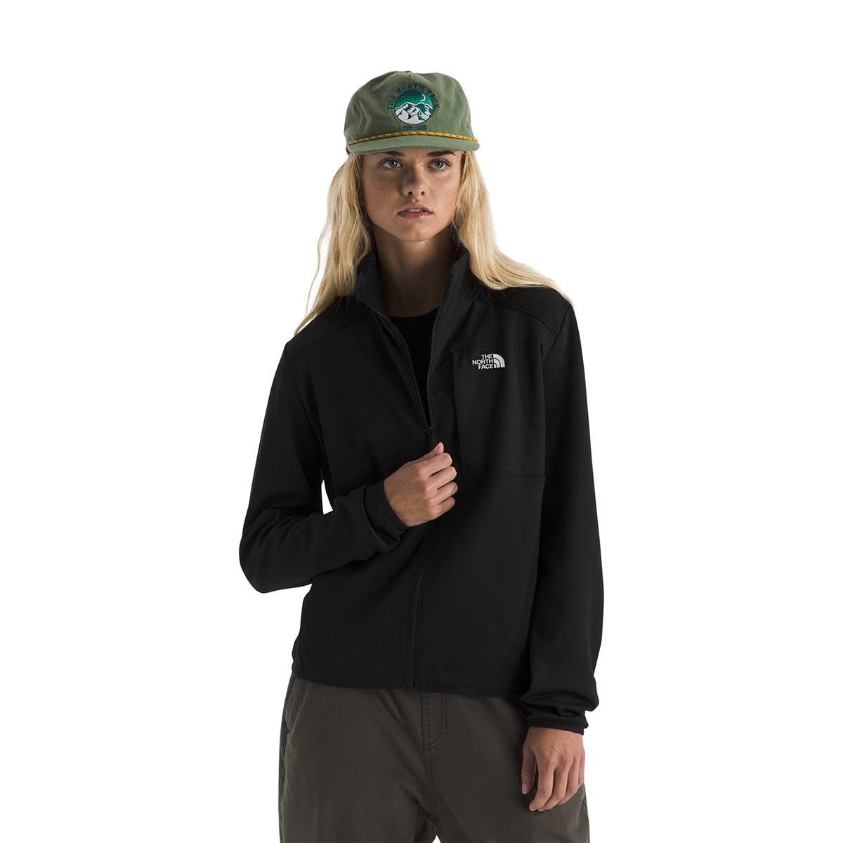 The North Face - Women's TNF Performance Fleece Full Zip Jacket - TNF Black