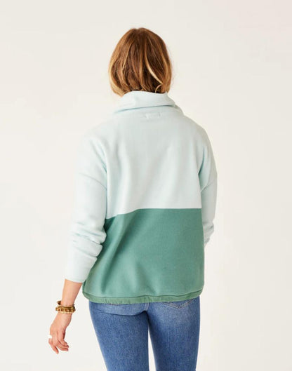 Carve Designs - Rowayton Colorblock Cowl - Women's - Cloud w. Cloud Heather