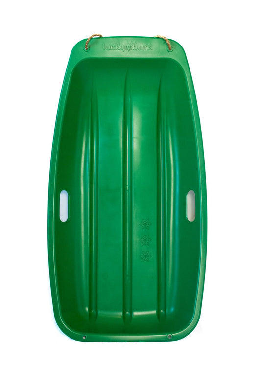 Luckybums - Snow Kids 35" Toboggan Sled - Green