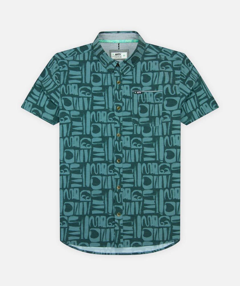 Jetty - Garwood Shirt - Men's - Deep Sea