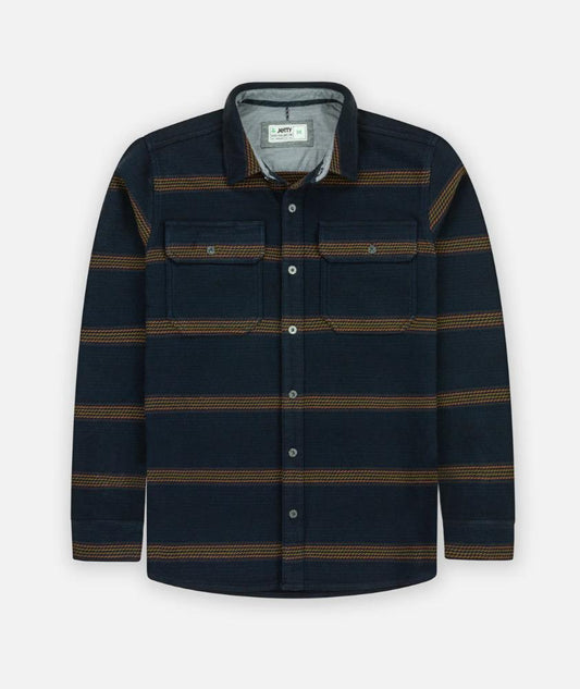 Jetty - Horizon Flannel - Men's - Navy