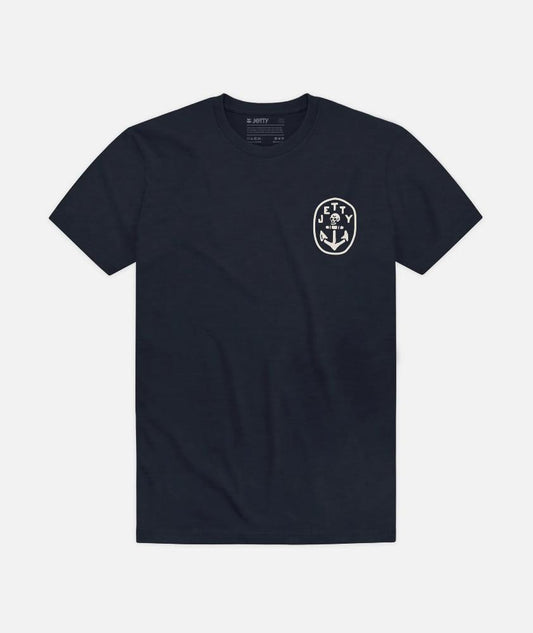 Jetty - No Man's Land Tee - Men's - Navy