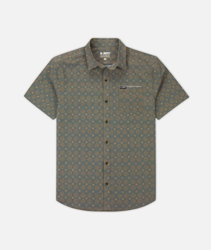 Jetty - Garwood Shirt - Men's - Deep Sea