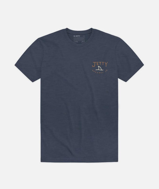 Jetty - Blood Sweat & Beers Tee - Navy