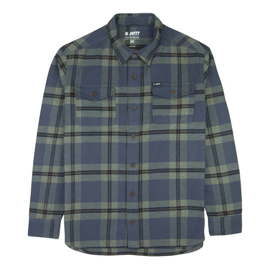 Jetty - Breaker Flannel - Indigo Blue