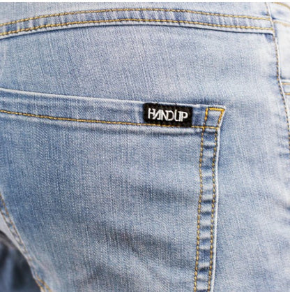 Hand Up - Stretch Jorts - Light Blue
