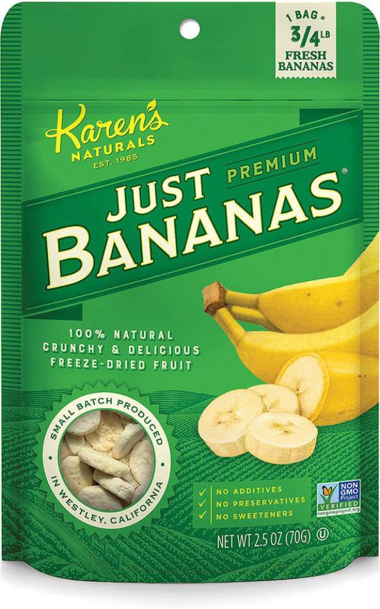 Karens Naturals - Just Bananas 2.5oz