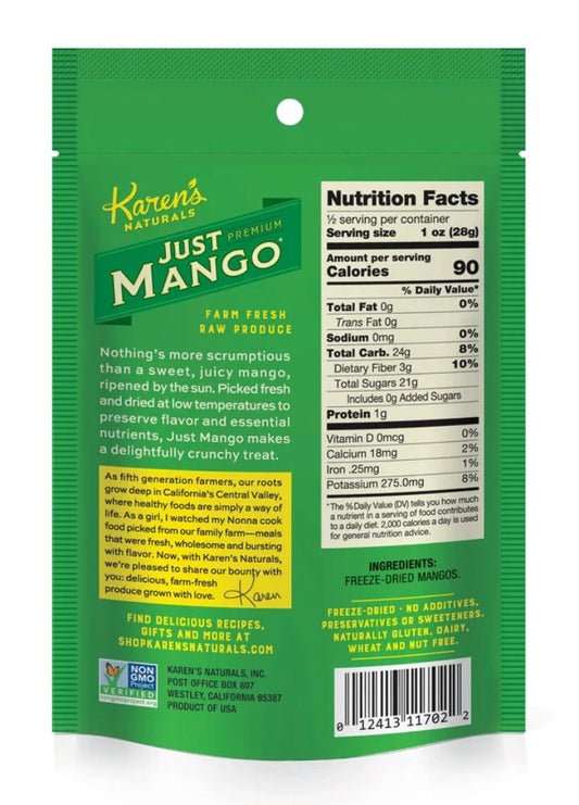 Karens Naturals - Just Mango 2oz