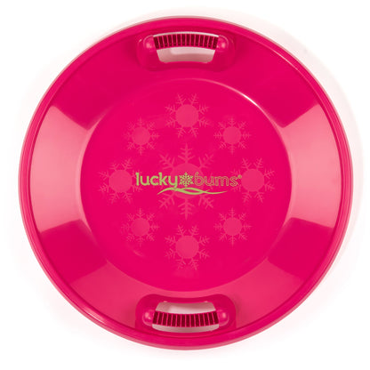 Luckybums - Snow Kids Plastic Saucer Sled - Pink