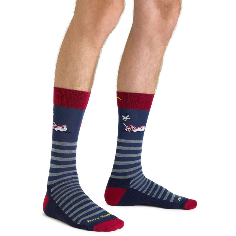Darn Tough - Wild Life Crew Lightweight with Cushion - Men's - Storm