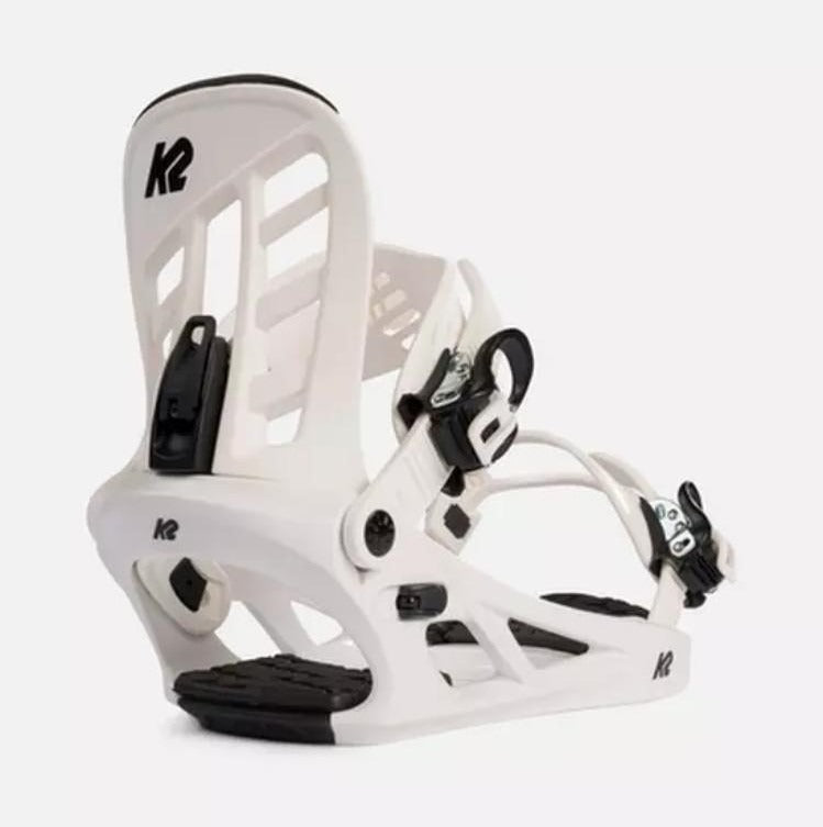 K2 - You+H Snowboard Bindings 2025 - Youth - White