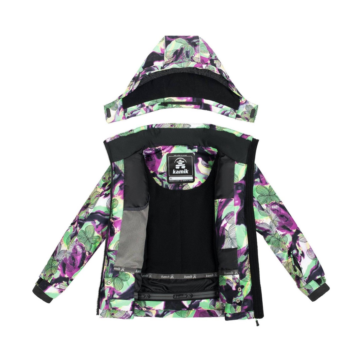 Kamik - Taillie Floresence Girls Jacket - Black