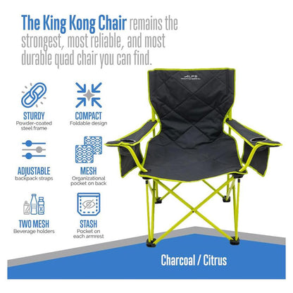 Alps Mountaineering - King Kong Chair - Salsa/Charcoal