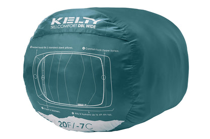 Kelty - Tru.Comfort Doublewide 20F - Olive Oil/Gamescape