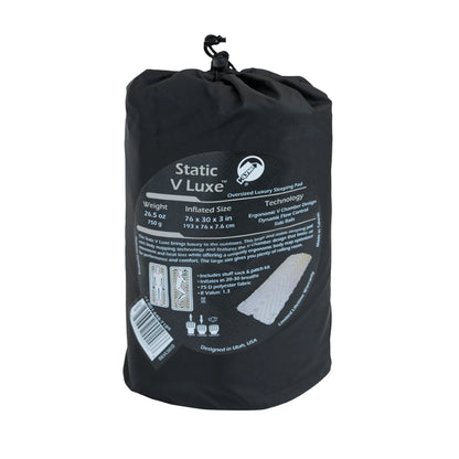 Klymit - Static V Luxe Sleeping Pad - Stone Grey