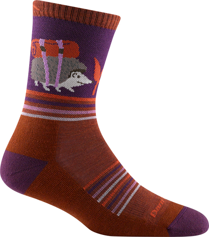 Darn Tough - Critter Club Micro Crew Lightweight with Cushion - Women's - Taupe