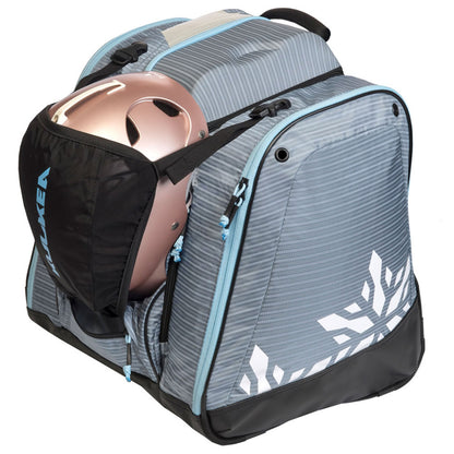 Kulkea - Powder Trekker Boot Bag - Lilac Stripes White Light Blue