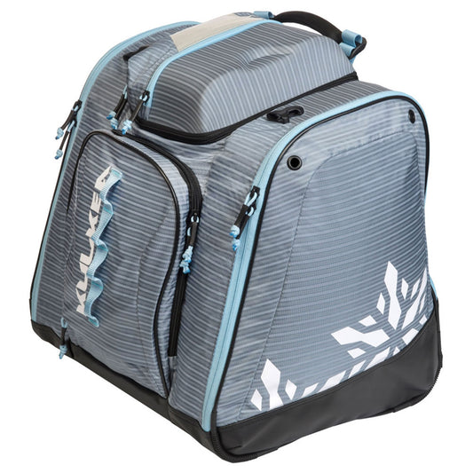 Kulkea - Powder Trekker Boot Bag - Lilac Stripes White Light Blue