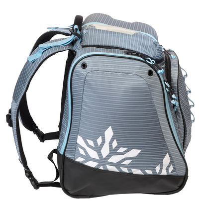 Kulkea - Powder Trekker Boot Bag - Lilac Stripes White Light Blue