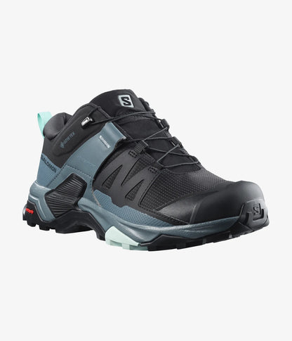Salomon - X Ultra 4 Gore-Tex - Women's - Black / Stormy Weather / Opal Blue