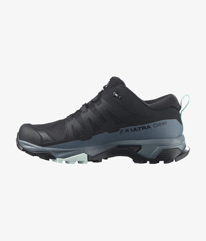 Salomon - X Ultra 4 Gore-Tex - Women's - Black / Stormy Weather / Opal Blue
